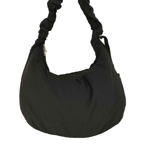 クレイル CLEL Water repellent nylon big gather shoulder bag/撥水ナイロンビッグギャザーショルダーバッグ メンズ