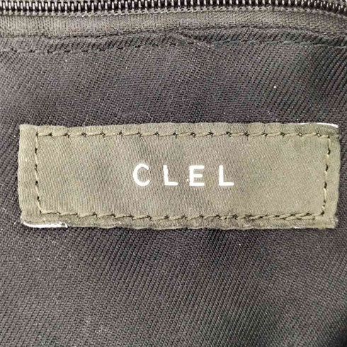 クレイル CLEL Water repellent nylon big gather shoulder bag/撥水ナイロンビッグギャザーショルダーバッグ メンズ