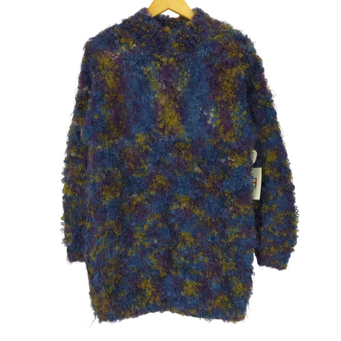 エクスプレス EXPRESS 90s Handknitted 手編み モヘア ハイネック チュニックワンピースニット レディース import:XS