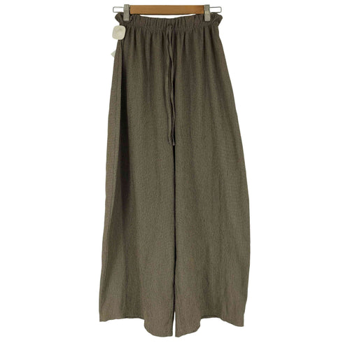 ザラ ZARA チェック柄 ワイドイージーパンツ レディース JPN:M