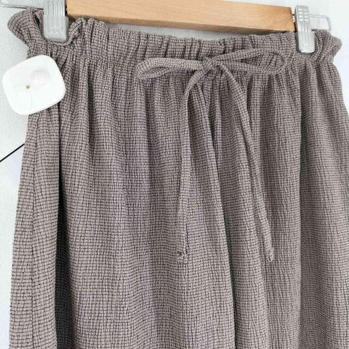 ザラ ZARA チェック柄 ワイドイージーパンツ レディース JPN:M