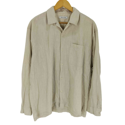 フリークスストア FREAKS STORE LINEN COTTON OPEN COLLAR SHIRT リネンコットン オープンカラーシャツ メンズ JPN:L