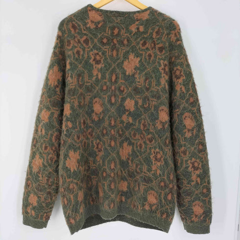 ビームスプラス BEAMS+ ボタニカル ジャカード カーディガン モヘア混 メンズ JPN:XL
