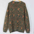 ビームスプラス BEAMS+ ボタニカル ジャカード カーディガン モヘア混 メンズ JPN:XL