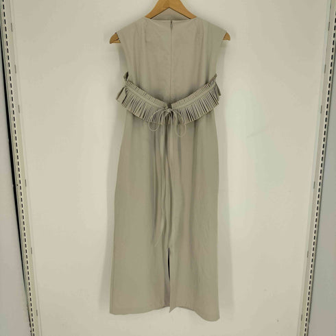 マリリンムーン MARILYN MOON 24SS タフタラッフルディティールドレス レディース