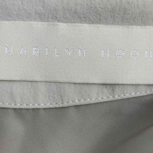 マリリンムーン MARILYN MOON 24SS タフタラッフルディティールドレス レディース