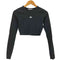 スライ SLY MOTIF CROP TEE クロップ 長袖Tシャツ レディース