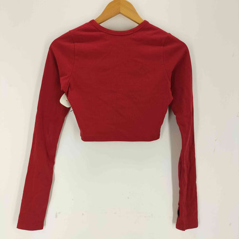 スライ SLY MOTIF CROP TEE クロップ 長袖Tシャツ レディース