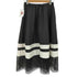 CLEANA ポリ メッシュ スカート レディース