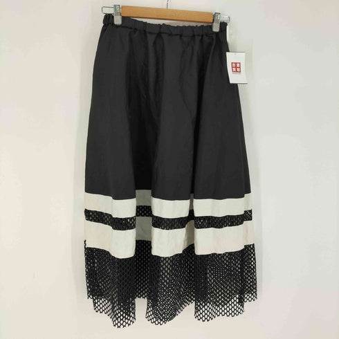 CLEANA ポリ メッシュ スカート レディース