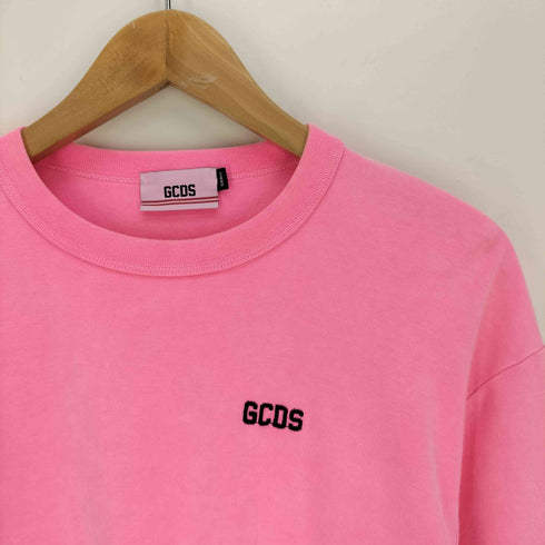 ジーシーディーエス GCDS ロゴ刺繍 L/S クルーネック Tシャツ レディース import:S