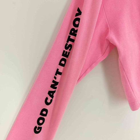 ジーシーディーエス GCDS ロゴ刺繍 L/S クルーネック Tシャツ レディース import:S