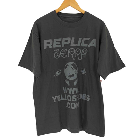 イエロー YELLO ロゴプリント 半袖Tシャツ メンズ