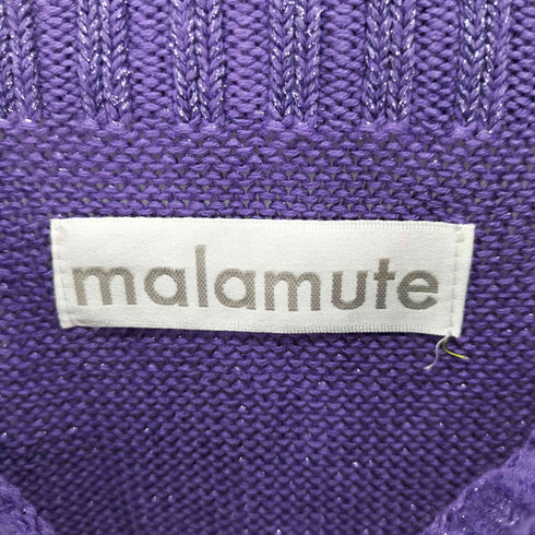 マラミュート malamute ラメ ニット スカート レディース FREE