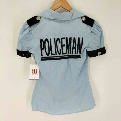 ディーアンドジードルチェアンドガッバーナ D&G DOLCE&GABBANA POLICEMAN ラインストーン カットソー レディース EUR:40