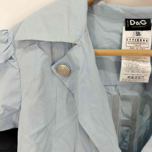 ディーアンドジードルチェアンドガッバーナ D&G DOLCE&GABBANA POLICEMAN ラインストーン カットソー レディース EUR:40