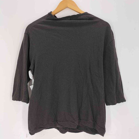 プランテーション Plantation リネン混 モックネック 半袖Tシャツ メンズ M