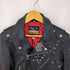 トリプルシックスレザーウェア 666 Leather Wear スタッズ レザー ダブル ライダース ジャケット メンズ 34