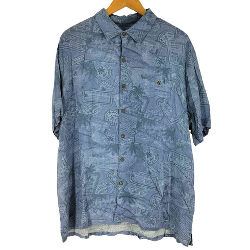 Batik Bay 総柄 ショートスリーブ レーヨンシャツ メンズ JPN:XL