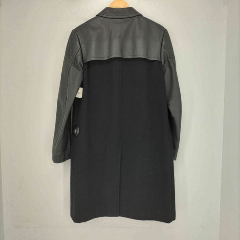 コムデギャルソン COMME des GARCONS AD2001 素材切り替え ステンカラーコート メンズ