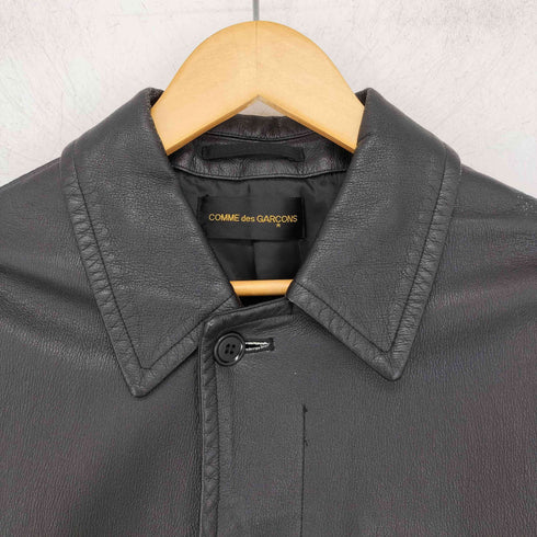 コムデギャルソン COMME des GARCONS AD2001 素材切り替え ステンカラーコート メンズ