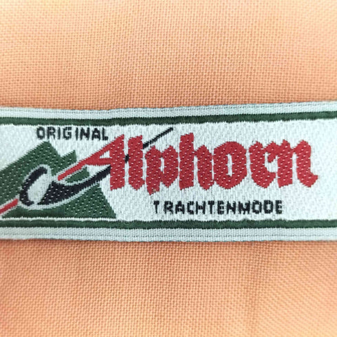 ALPHOEN ロングスリーブ チロリアンシャツ メンズ