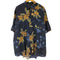 ノーティカ NAUTICA 90S ショートスリーブ ボタニカル柄 レーヨンシャツ メンズ JPN:XL