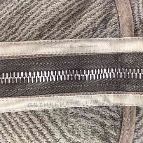 リックオウエンス RICK OWENS 21AW コットン レーヨン バックジップ ノースリーブ ワンピース レディース 38