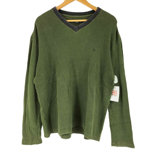 ゲス GUESS 00S Vネック ワッフル カットソー メンズ JPN:L