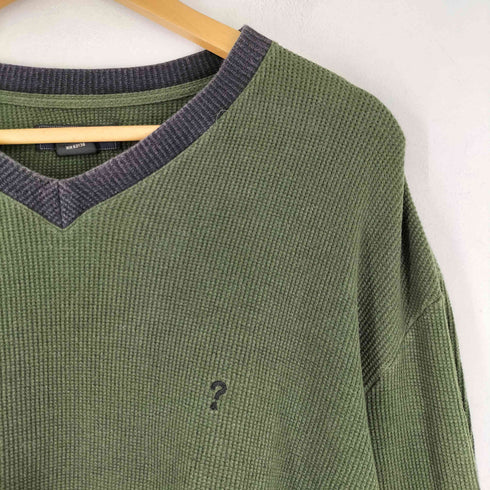 ゲス GUESS 00S Vネック ワッフル カットソー メンズ JPN:L