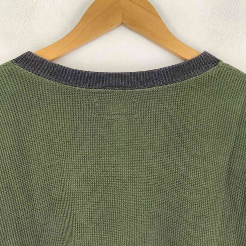 ゲス GUESS 00S Vネック ワッフル カットソー メンズ JPN:L