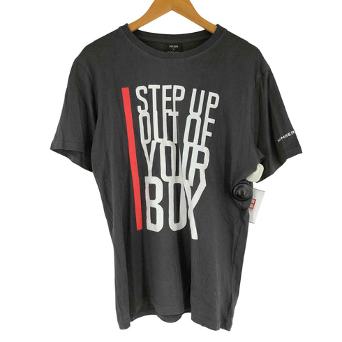 N NUMBER フロントプリント 半袖Tシャツ メンズ FREE