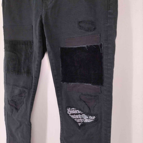ヒステリックグラマー HYSTERIC GLAMOUR リペアデザイン ストレッチデニムパンツ メンズ 31