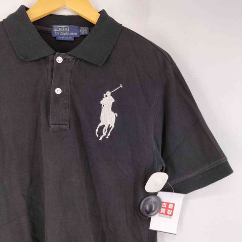 ポロバイラルフローレン Polo by RALPH LAUREN 90S ビックポニー刺繍 半袖ポロシャツ メンズ JPN:M