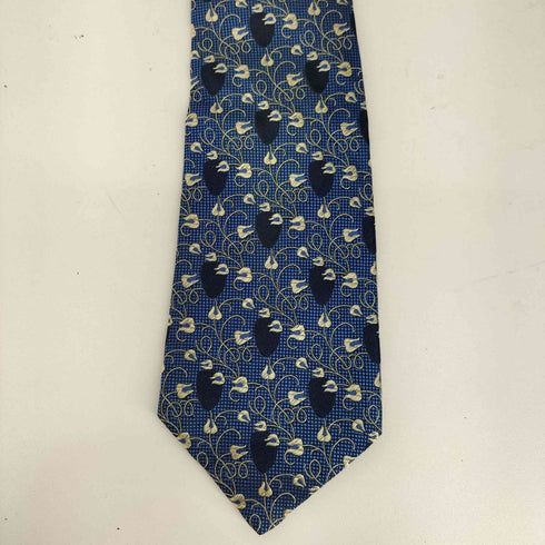 アクアスキュータム AQUASCUTUM 総柄 シルクネクタイ メンズ