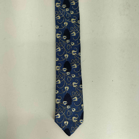 アクアスキュータム AQUASCUTUM 総柄 シルクネクタイ メンズ