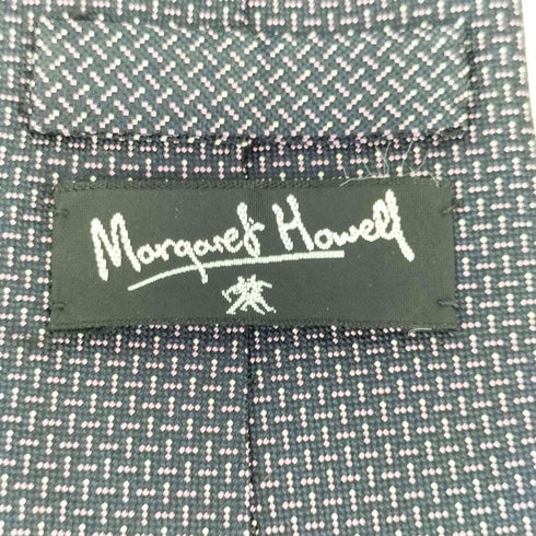 マーガレットハウエル MARGARET HOWELL 旧タグ 日本製 総柄 シルク ネクタイ メンズ