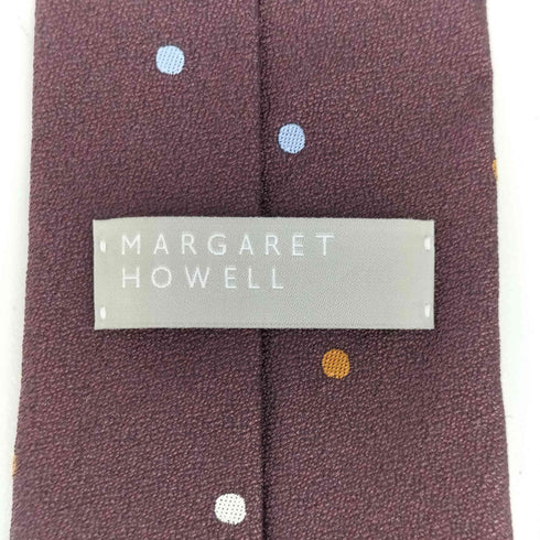 マーガレットハウエル MARGARET HOWELL ドット柄 ネクタイ メンズ