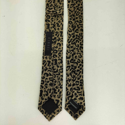ジュンメン JUN MEN レオパード柄 シルクネクタイ メンズ