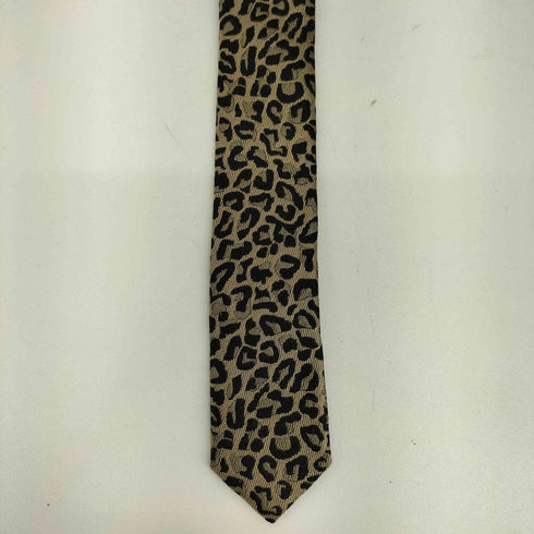 ジュンメン JUN MEN レオパード柄 シルクネクタイ メンズ