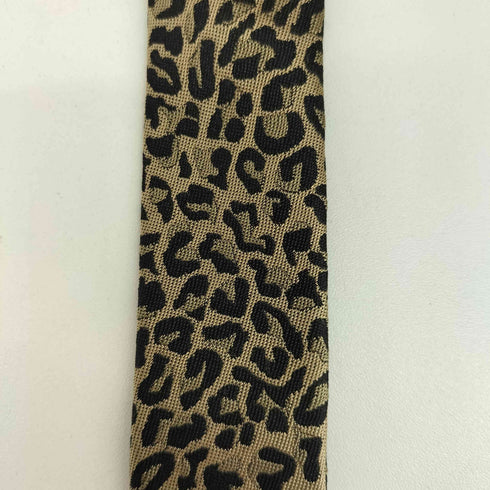 ジュンメン JUN MEN レオパード柄 シルクネクタイ メンズ