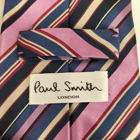 ポールスミス Paul Smith ストライプ柄 シルクネクタイ メンズ