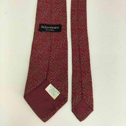 イヴサンローラン Yves Saint Laurent 総柄 ネクタイ メンズ