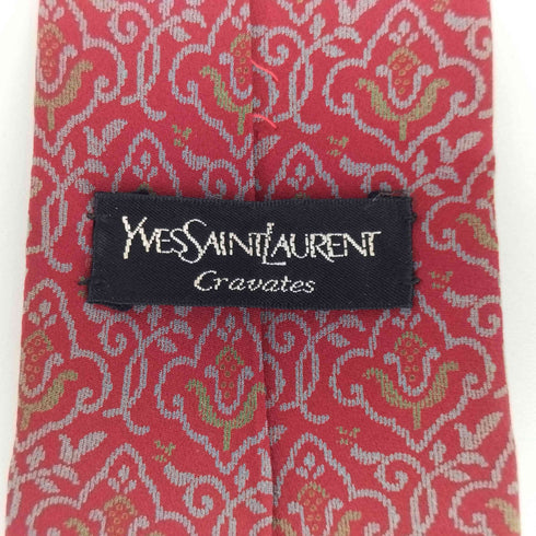 イヴサンローラン Yves Saint Laurent 総柄 ネクタイ メンズ