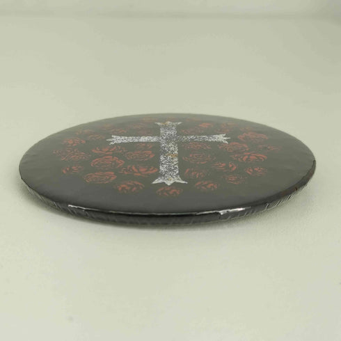 N NUMBER 06SS ローズ期 ローズ クロス 缶バッジ メンズ ONE SIZE