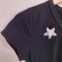 Mure ミュール スパンコール 半袖 ミニTシャツ Y2K レディース M