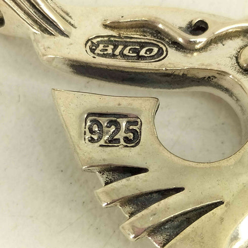 ビコ BICO 925刻印 Thylacine シルバーペンダントトップ メンズ