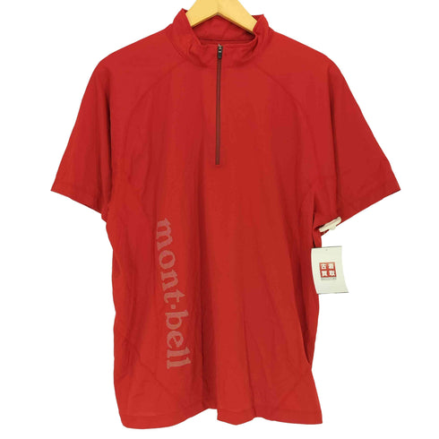 モンベル mont bell クールライト ショートスリーブジップシャツ メンズ import:XL
