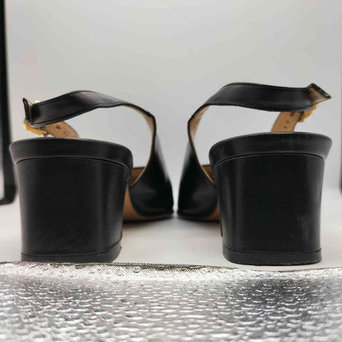 サルヴァトーレフェラガモ Salvatore Ferragamo イタリア製 エナメル スリングバック パンプス レディース 6 1/2