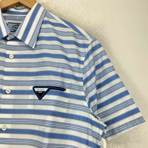プラダ PRADA Lighthouse Print Shirt メンズ 40 15 3/4